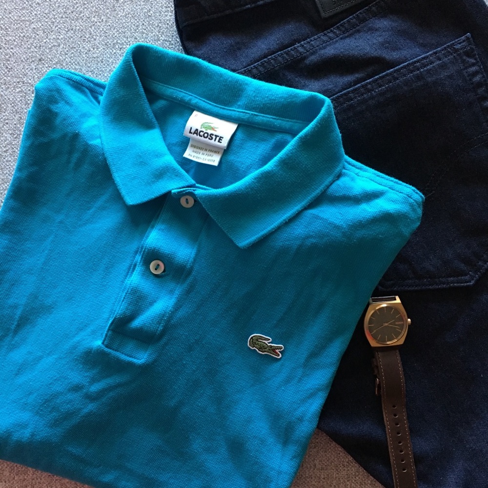 Lacoste Classic Polo Caribbean Blue